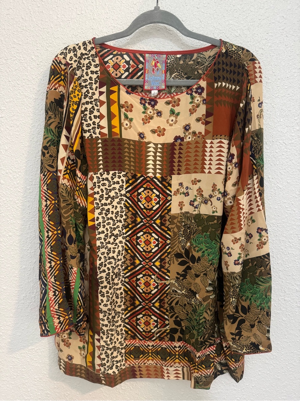 Johnny Was Fria Kimi Tunic 100% Silk
